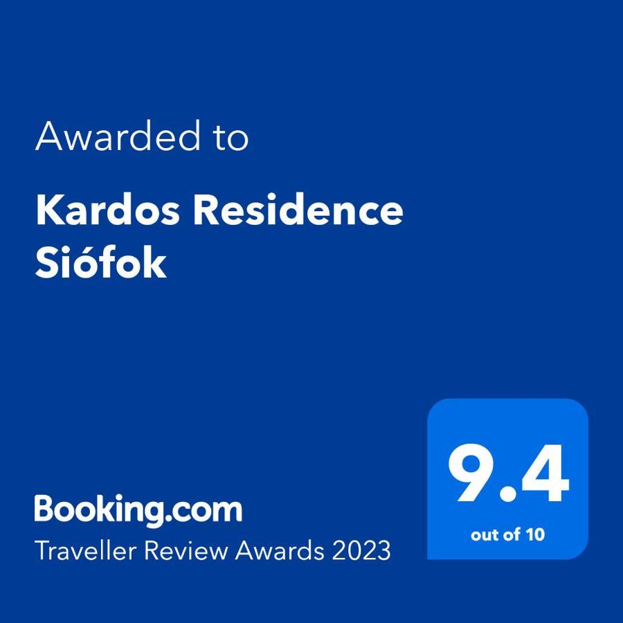 Kardos Residence Siófok Esterno foto